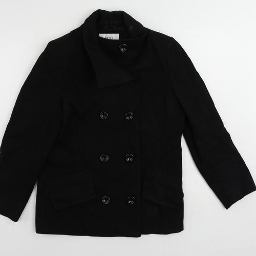 NEXT Womens Black Jacket Size 12 Button