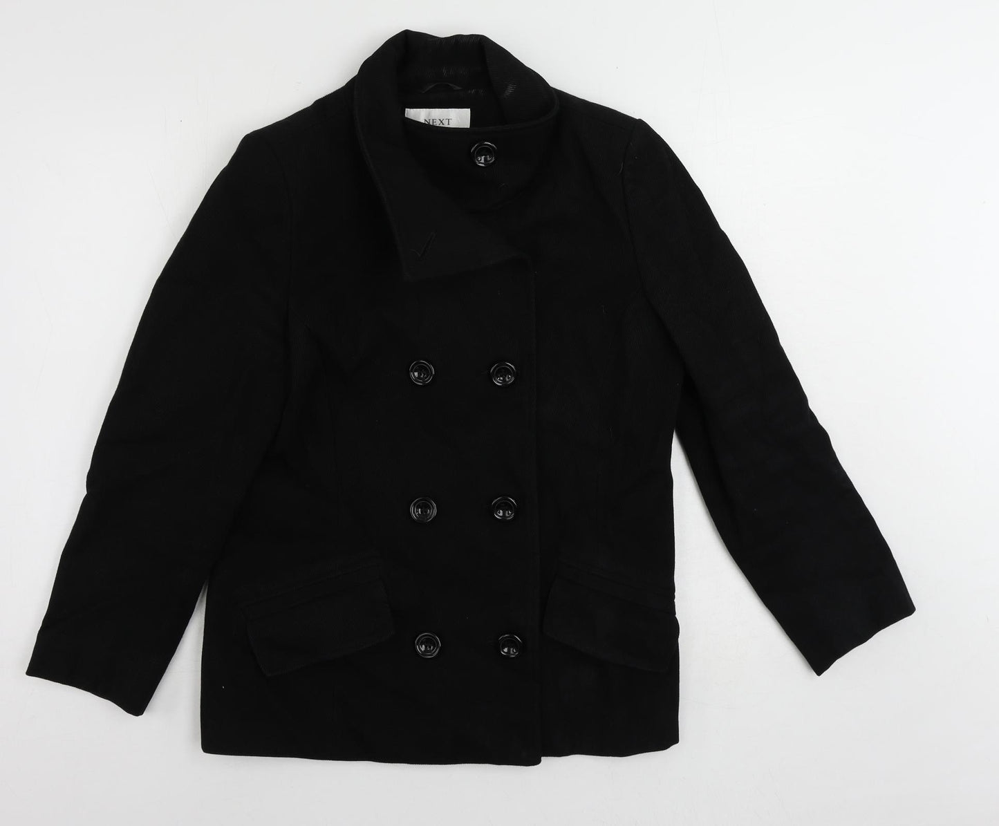NEXT Womens Black Jacket Size 12 Button