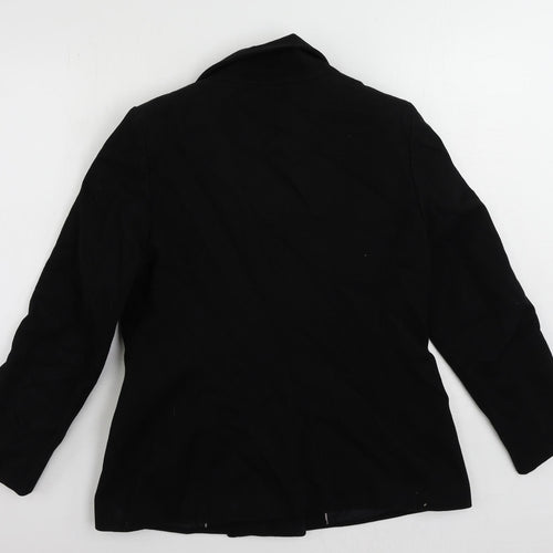 NEXT Womens Black Jacket Size 12 Button