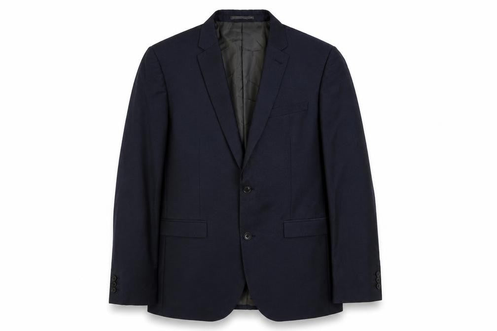 Next Mens Blue Polyester Jacket Suit Jacket Size 42 Regular