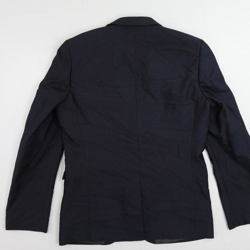 NEXT Mens Blue Polyester Jacket Suit Jacket Size 42 Regular