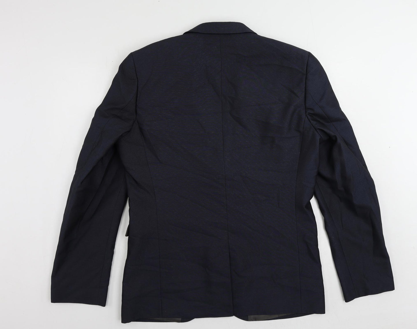 NEXT Mens Blue Polyester Jacket Suit Jacket Size 42 Regular