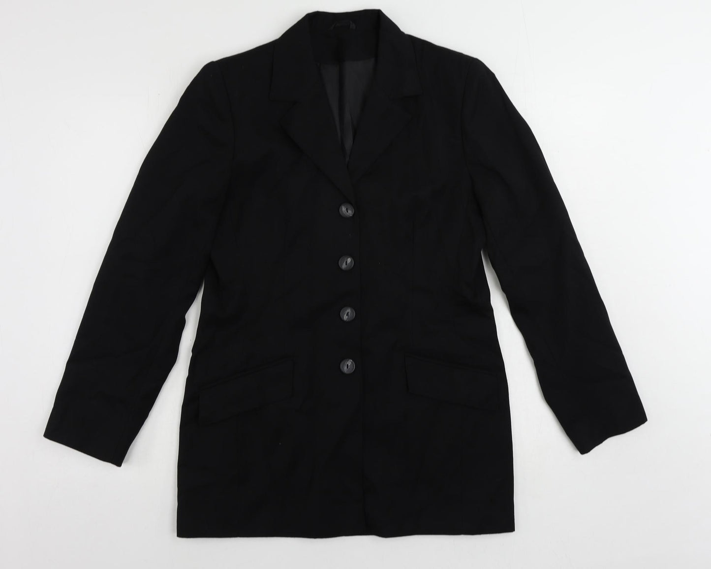Dorothy Perkins Womens Black Jacket Blazer Size 10 Button