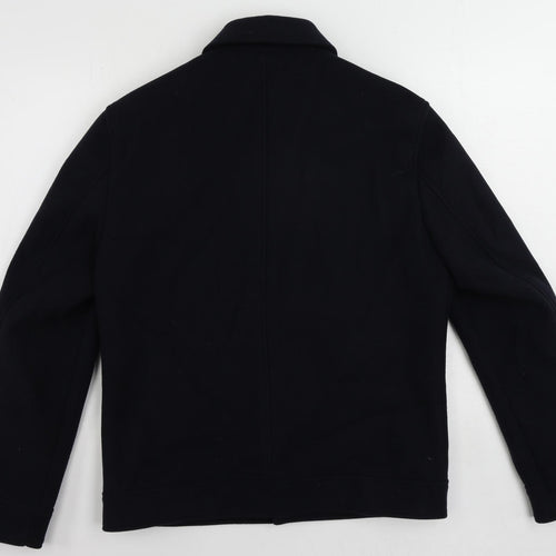 Marks and Spencer Mens Blue Jacket Size M Button