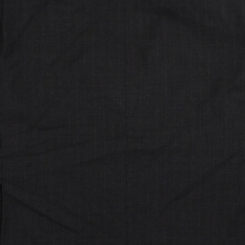 Marks and Spencer Mens Grey Striped Wool Jacket Suit Jacket Size 42 Regular