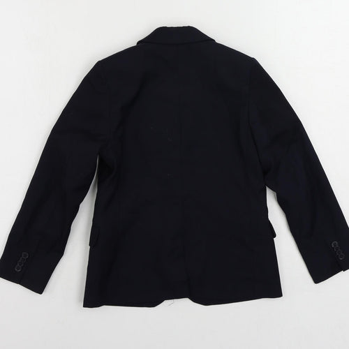 H&M Boys Blue Jacket Blazer Size 7-8 Years Button