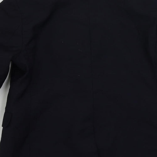 H&M Boys Blue Jacket Blazer Size 7-8 Years Button