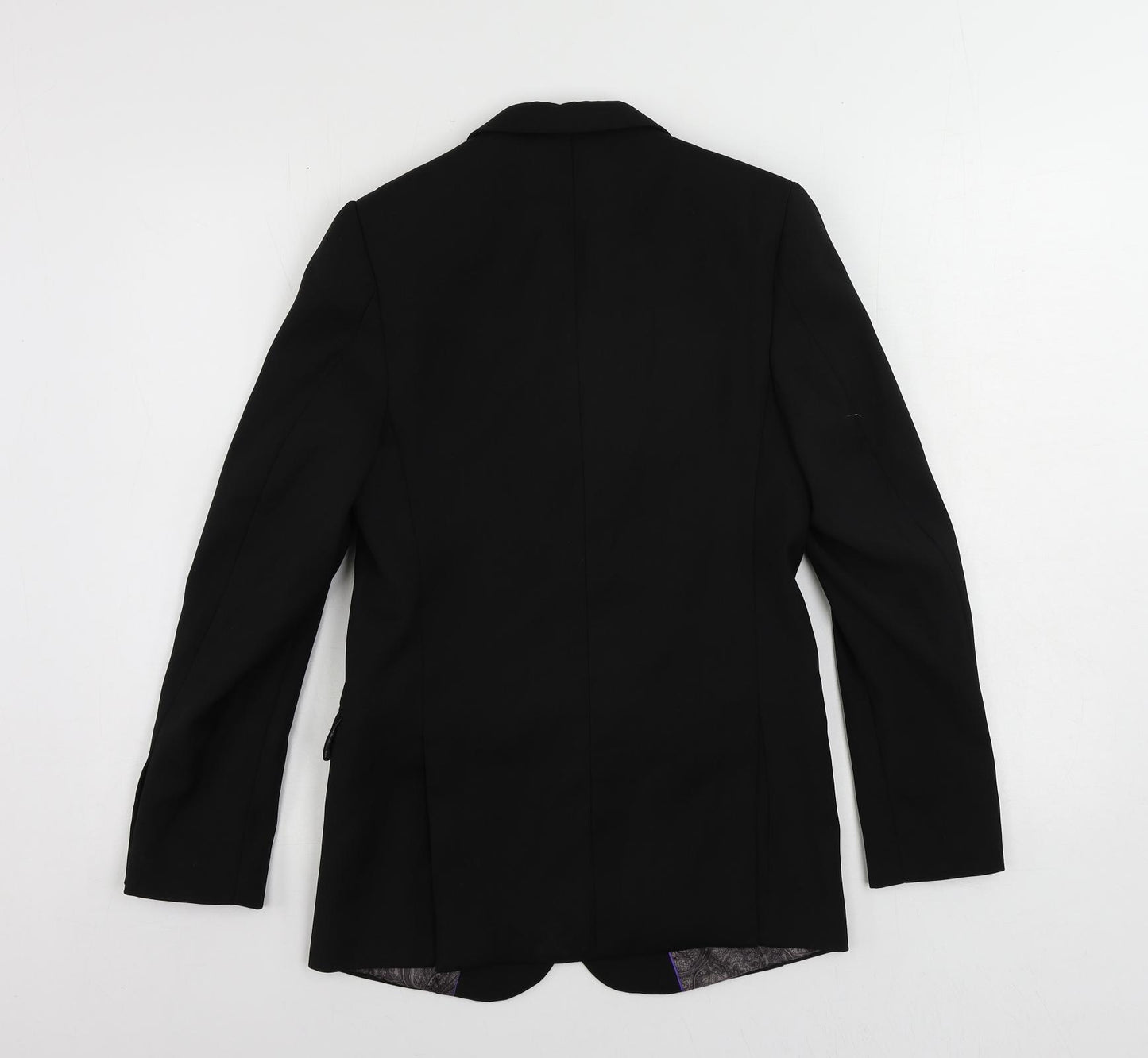 Paisley of London Boys Black Jacket Blazer Size 13 Years Button