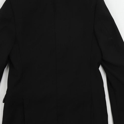 Paisley of London Boys Black Jacket Blazer Size 13 Years Button