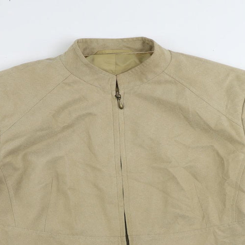 Berkertex Womens Beige Jacket Size 18 Zip