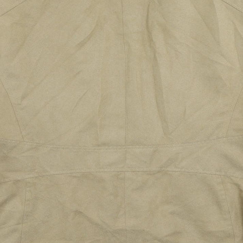 Berkertex Womens Beige Jacket Size 18 Zip