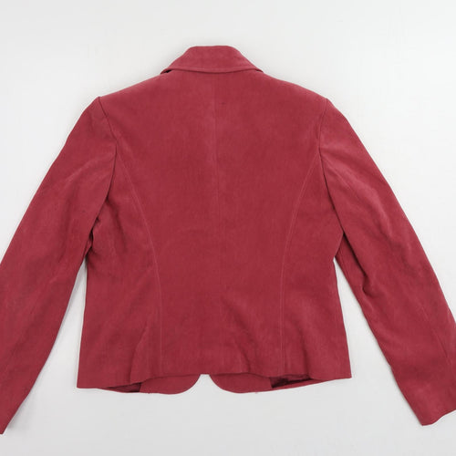 CMD Womens Pink Jacket Size 12 Button