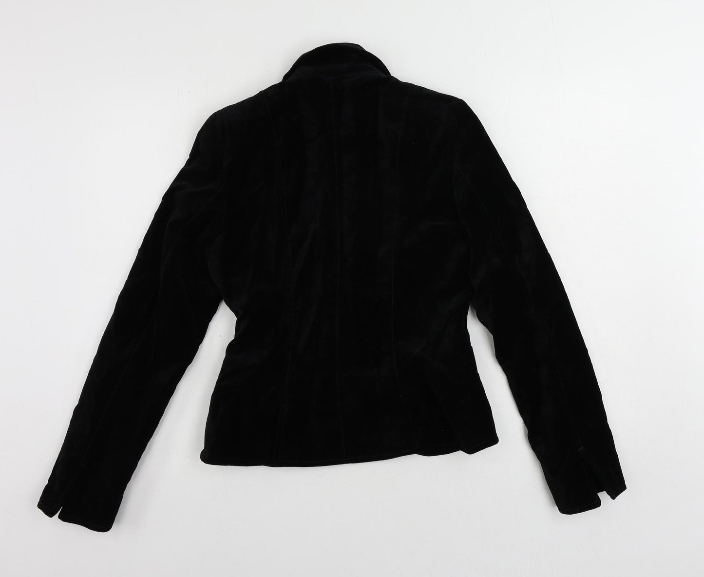 Zara Womens Black Jacket Blazer Size S Button
