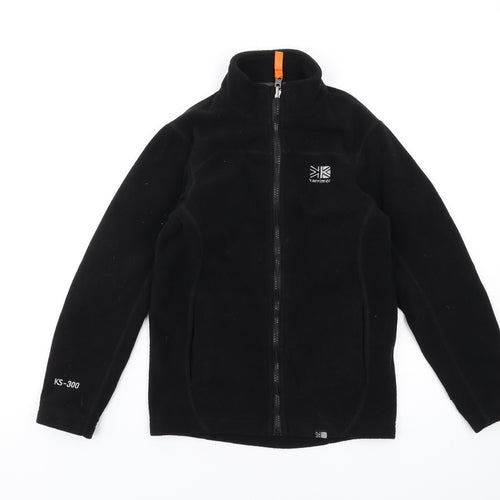Karrimor Boys Black Jacket Size 9-10 Years Zip