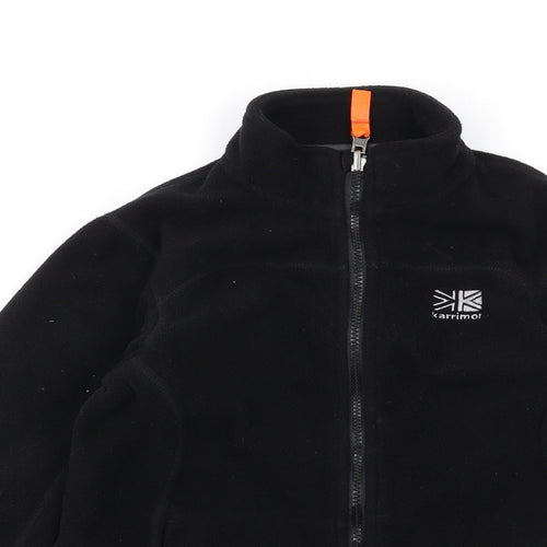 Karrimor Boys Black Jacket Size 9-10 Years Zip