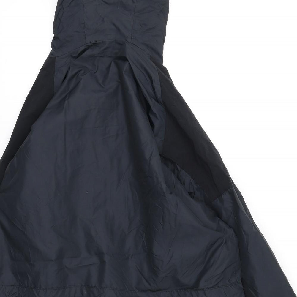 RAB Mens Black Rain Coat Coat Size L Zip