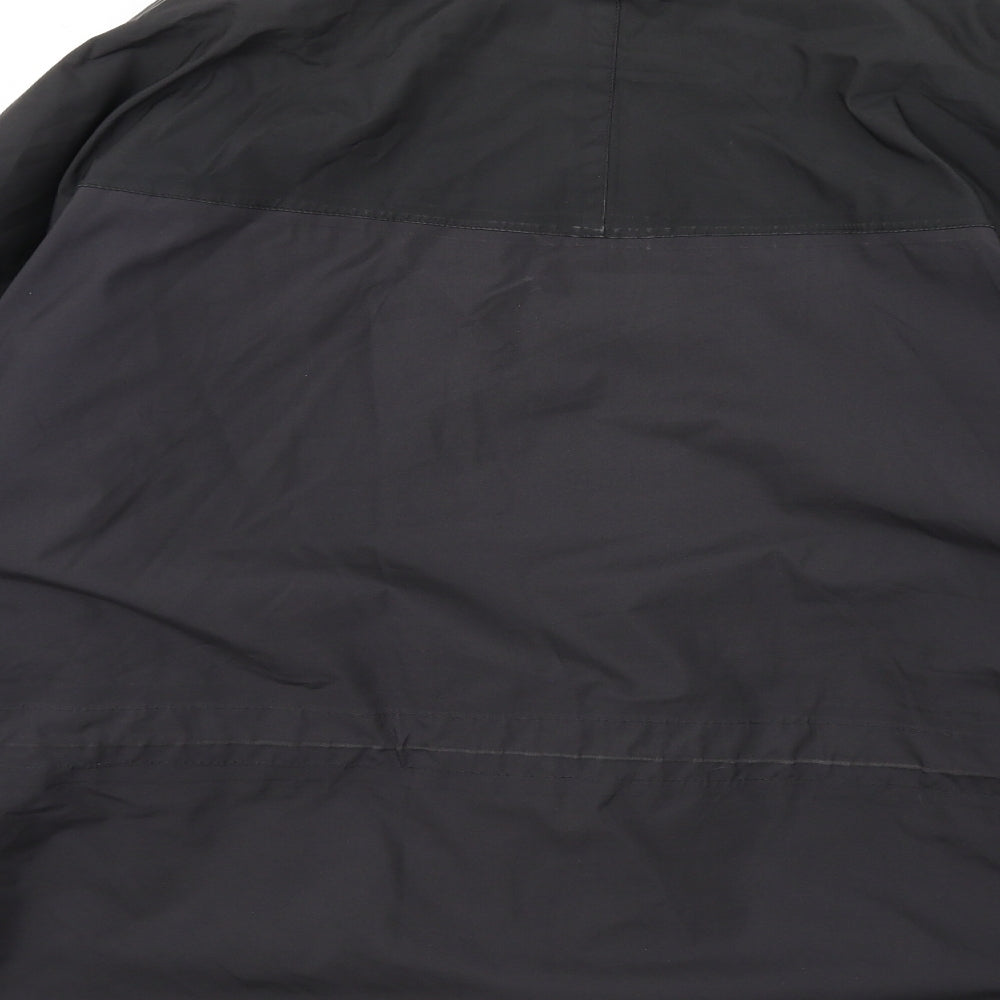 Regatta Mens Black Rain Coat Coat Size XL Zip