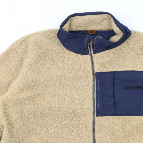Regatta Mens Beige Jacket Size L Zip