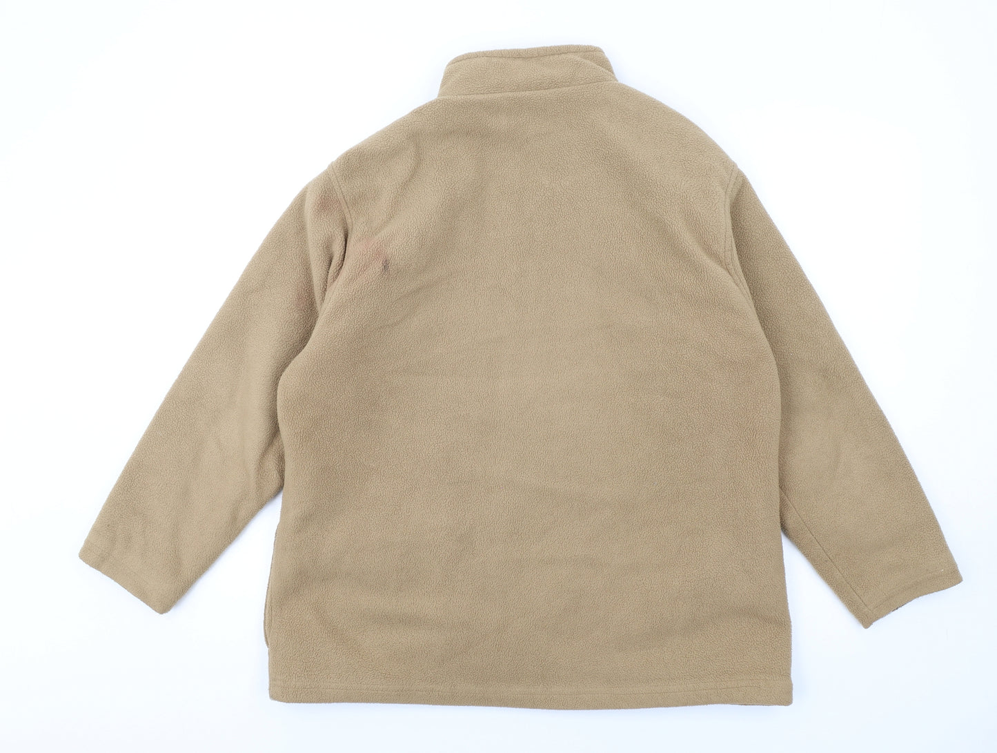 EWM Womens Beige Jacket Size 18 Zip