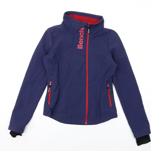 Bench Womens Blue Jacket Coat Size M Zip