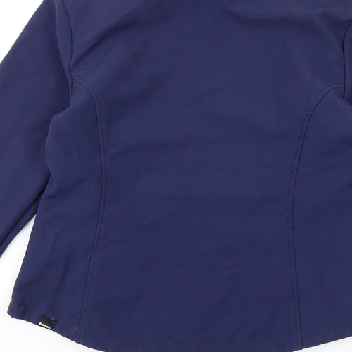 Bench Womens Blue Jacket Coat Size M Zip