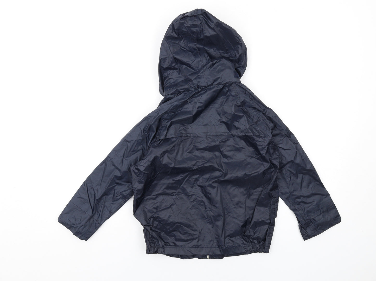 Wetplay Boys Blue Rain Coat Coat Size 3-4 Years Zip