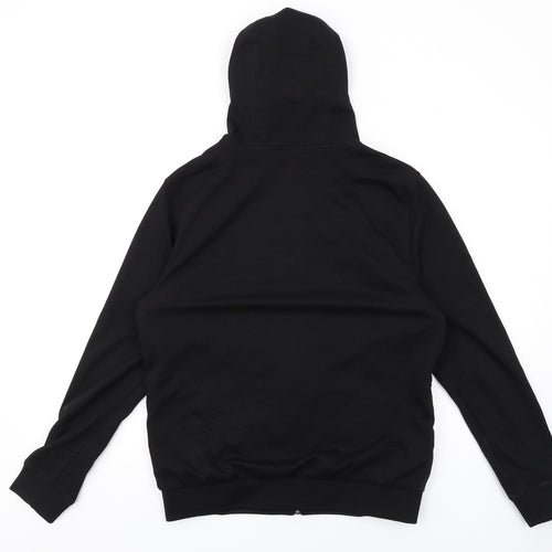 Reiss Mens Black Puffer Jacket Coat Size M Zip