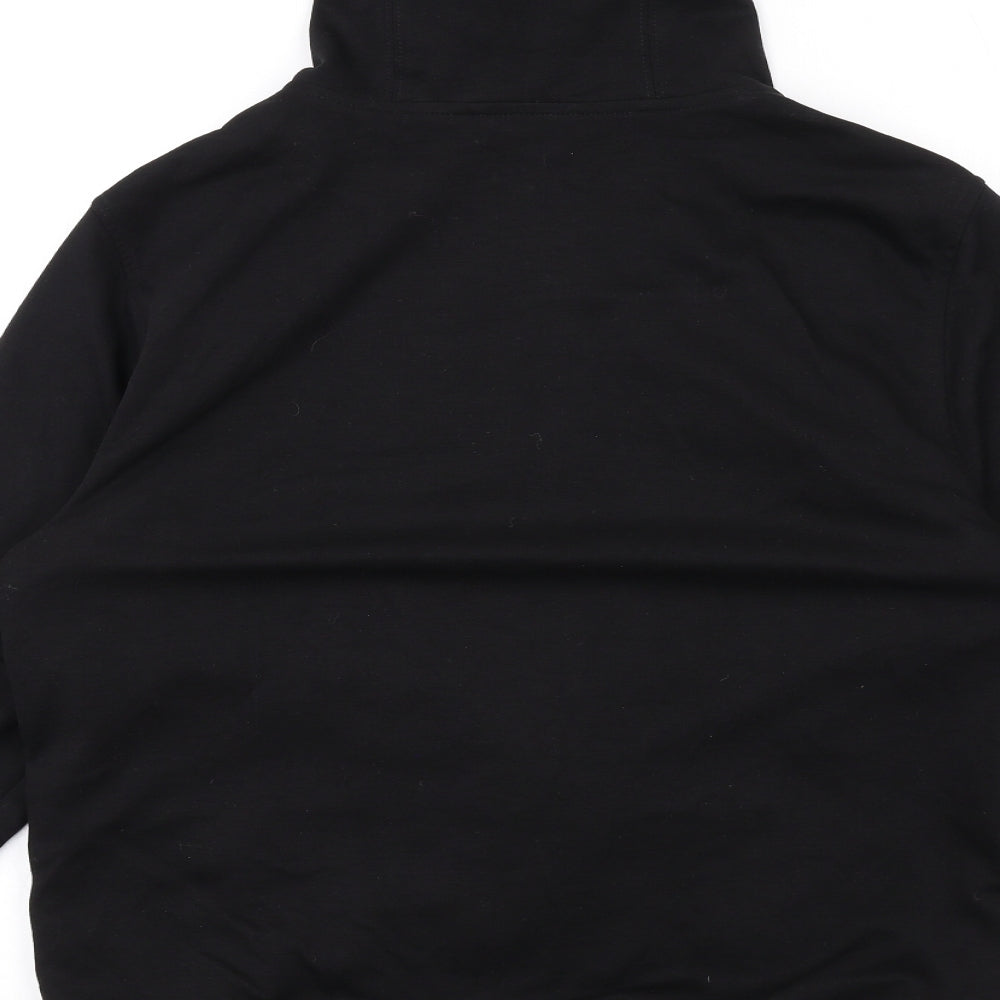 Reiss Mens Black Puffer Jacket Coat Size M Zip