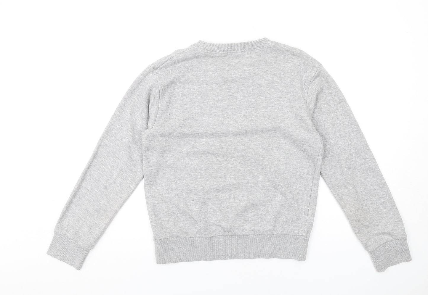 Boohoo Womens Grey Polyester Pullover Sweatshirt Size S Pullover