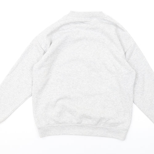 Disney Womens Grey Cotton Pullover Sweatshirt Size S Pullover - Christmas Stitch
