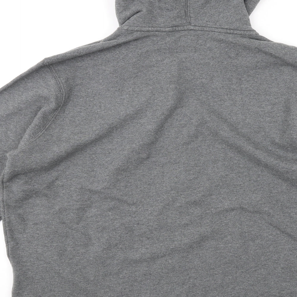 Levi's Mens Grey Cotton Full Zip Hoodie Size L