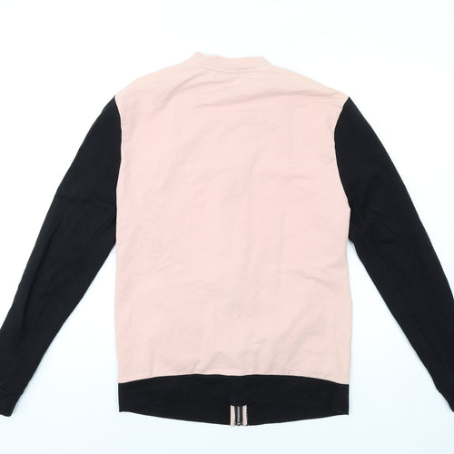 ASOS Mens Pink Cotton Full Zip Sweatshirt Size M