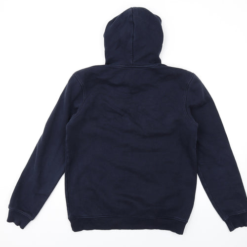 NEXT Mens Blue Cotton Pullover Hoodie Size M