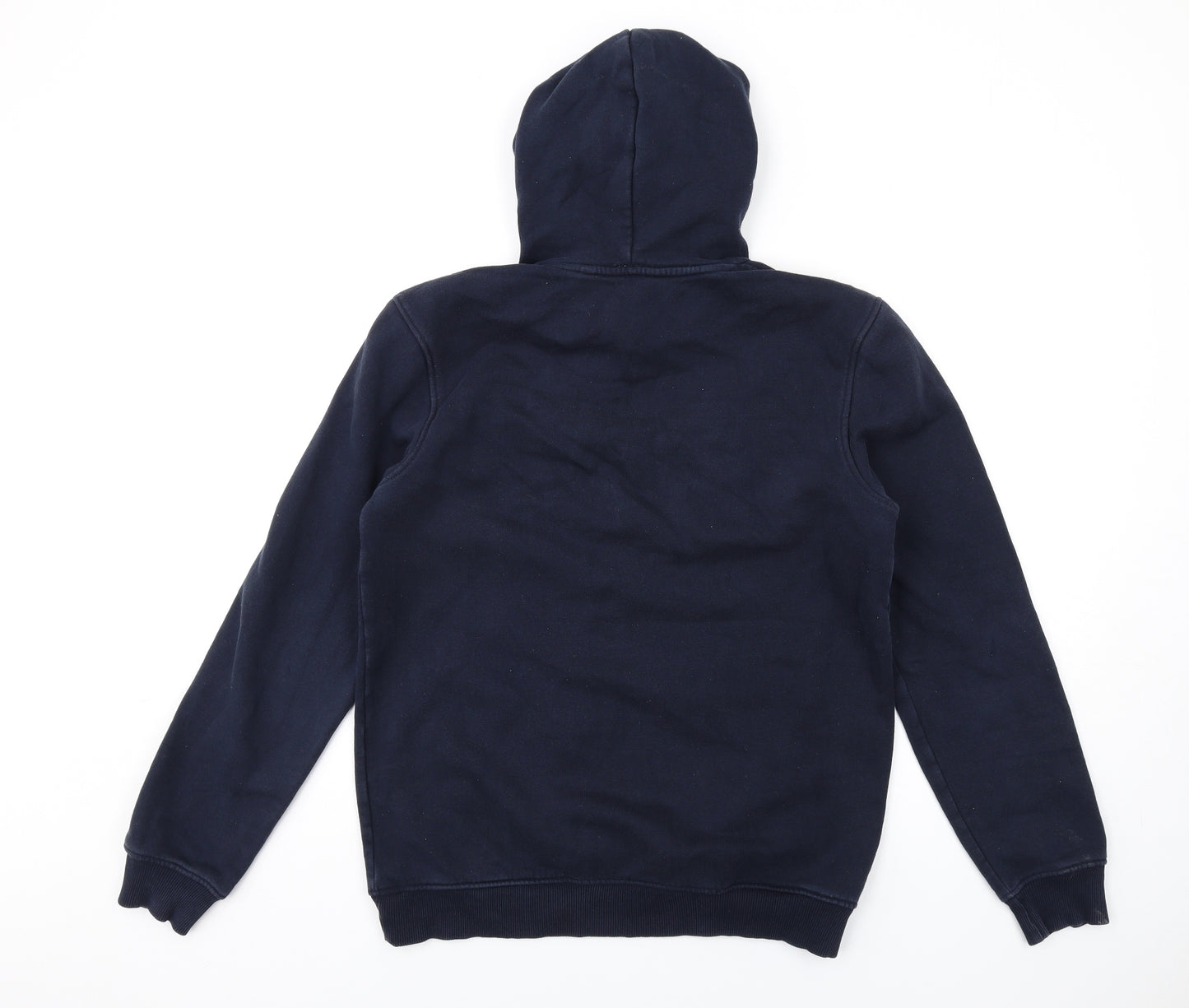 NEXT Mens Blue Cotton Pullover Hoodie Size M