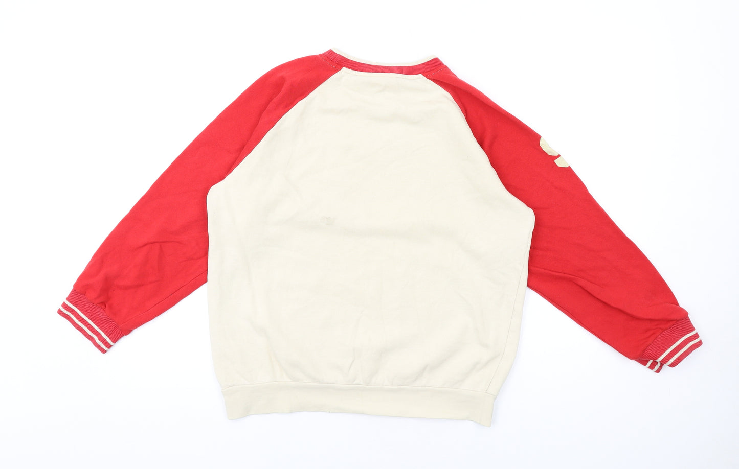 PUMA Womens Ivory Cotton Pullover Sweatshirt Size 6 Pullover