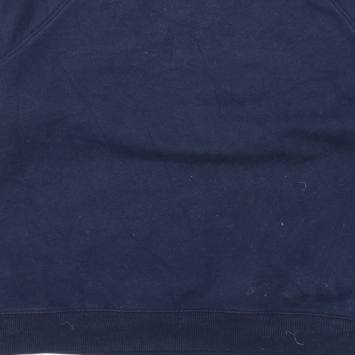 Gilly Hicks Womens Blue Cotton Pullover Sweatshirt Size S Pullover