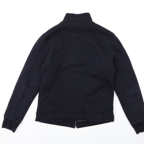 Gap Mens Black Cotton Full Zip Sweatshirt Size M
