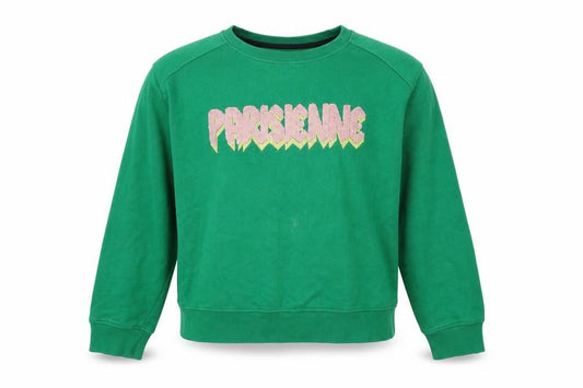Sofie Schnoor Womens Green Polyester Pullover Sweatshirt Size L Pullover