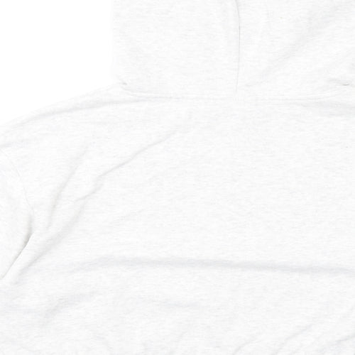 ASOS Womens Grey Cotton Pullover Hoodie Size 4 Pullover