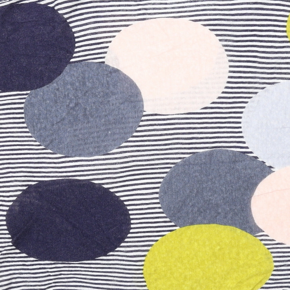 Phase Eight Womens Multicoloured Round Neck Striped Linen Pullover Jumper Size M