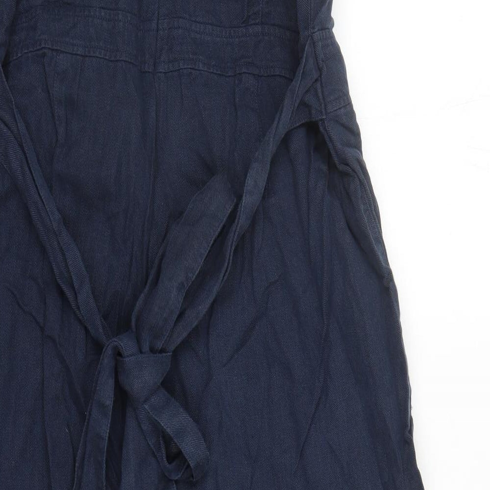 Autograph Womens Blue Flax Jumpsuit One-Piece Size 20 L19 in Zip - Pockets