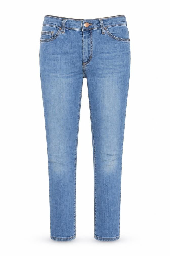Topshop Womens Blue Cotton Skinny Jeans Size 28 in L26 in Regular Zip