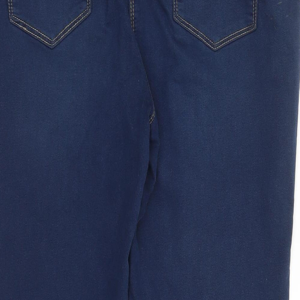Roman Womens Blue Cotton Jegging Jeans Size 16 L23 in Regular - Stretch Short Leg