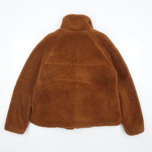 Only Womens Brown Jacket Size XL Button - Teddy Bear
