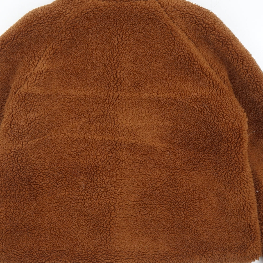 Only Womens Brown Jacket Size XL Button - Teddy Bear