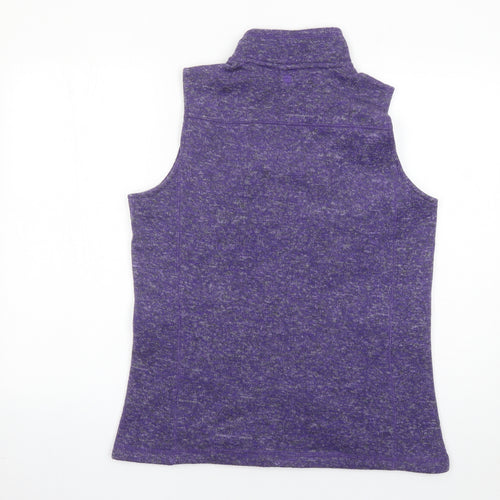 Mountain Warehouse Womens Purple Jacket Waistcoat Size 14 Zip - Pockets