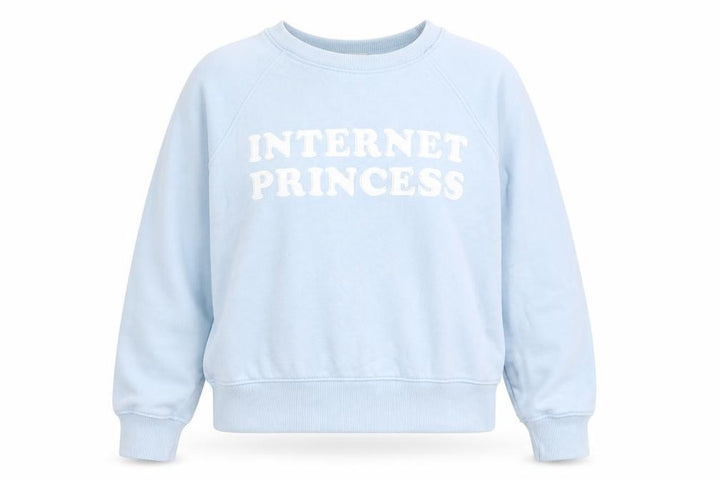 Forever 21 Womens Blue Cotton Pullover Sweatshirt Size S Pullover - Internet Princess