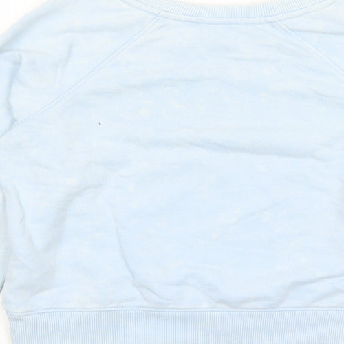 FOREVER 21 Womens Blue Cotton Pullover Sweatshirt Size S Pullover - Internet Princess