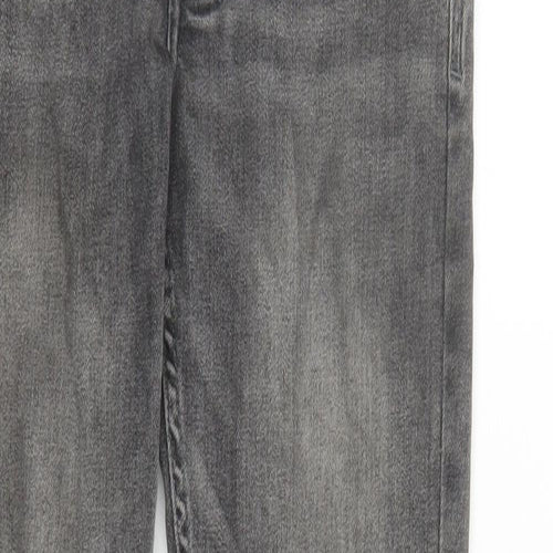 Denim & Co. Mens Grey Cotton Skinny Jeans Size 30 in L28 in Regular Zip - Pockets
