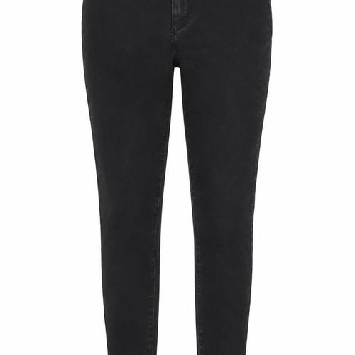 Denim & Co. Womens Black Polyester Skinny Jeans Size 10 L27 in Regular Zip
